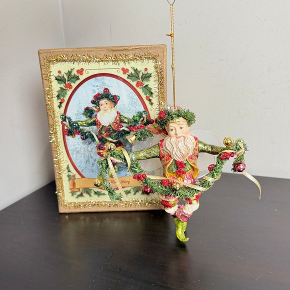 Mark Roberts Other - Mark Roberts Deck the Halls Fairy Christmas Ornament Collectible Figurine 6in